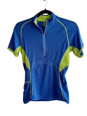 Icebreaker GT Go Tiger 150 Merino Wool 1/2 Zip Cycling Jersey